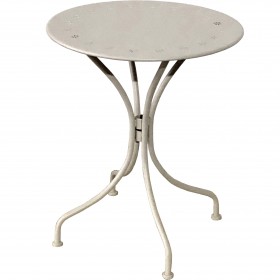 TAVOLO SORRENTO DIAMETRO cm60 COLORE CREMA OPACO TAVOLO SORRENTO DIAMETRO cm60 COLORE CREMA OPACO