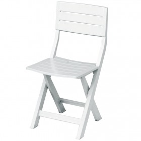 POLTRONA RESINA PIEGHEVOLE GILDA COLORE BIANCA POLTRONA RESINA PIEGHEVOLE GILDA COLORE BIANCA