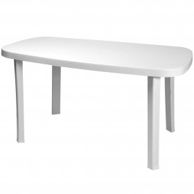 TAVOLO GARDEN OTELLO cm.136x82x72h BIANCO TAVOLO GARDEN OTELLO cm.136x82x72h BIANCO