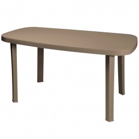 TAVOLO GARDEN OTELLO cm.136x82x72h COLORE TORTORA TAVOLO GARDEN OTELLO cm.136x82x72h COLORE TORTORA