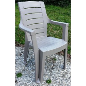 POLTRONA CON BRACCIOLI CLEOPATRA COLORE TORTORA POLTRONA CON BRACCIOLI CLEOPATRA COLORE TORTORA