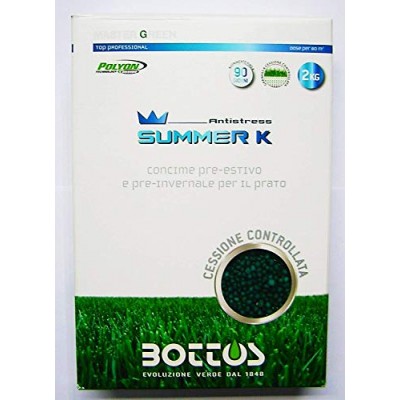 Bottos Concime Fertilizzante per Prato Bottos Summer K 10-0-30 - kg 2