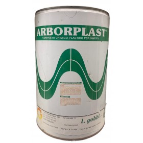 GOBBI ARBORPLAST MASTICE PROTETTIVO PLASTICO NERO PER INNESTI A CALDO KG. 5 GOBBI ARBORPLAST MASTICE PROTETTIVO PLASTICO NERO PER INNESTI A CALDO KG. 5