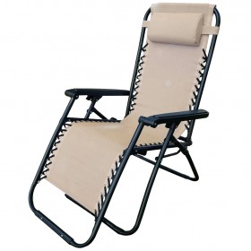 SEDIA SDRAIO MULTIPOSIZIONE GREEK COLORE ECRU' SEDIA SDRAIO MULTIPOSIZIONE GREEK COLORE ECRU'