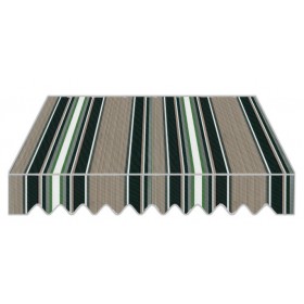 TENDA CON BRACCI RETRATTILI cm.295x250 TESSUTO. TENDA CON BRACCI RETRATTILI cm.295x250 TESSUTO.