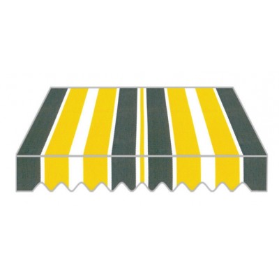 TENDA CON BRACCI RETRATTILI. cm.295x250.