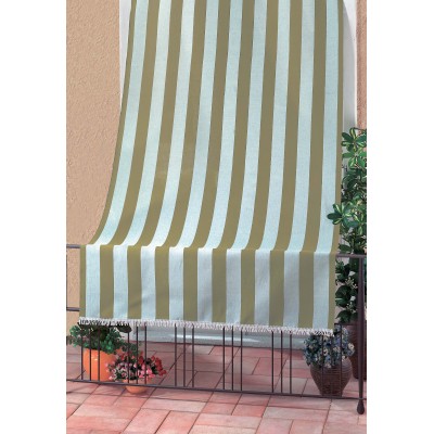 TENDA DA SOLE RIO cm.140x250 colore bianco e beige.