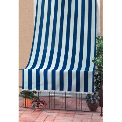 TENDA DA SOLE RIO cm.140X250 colore bianco e blu.