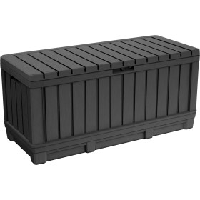 CASSAPANCA KETER EFFETTO LEGNO KENTWOOD ANTRACITE 128X53X59H 350LT. CASSAPANCA KETER EFFETTO LEGNO KENTWOOD ANTRACITE 128X53X59H 350LT.