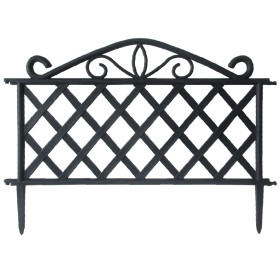 STECCATO IN ABS cm 47,5x36h colore nero. STECCATO IN ABS cm 47,5x36h colore nero.