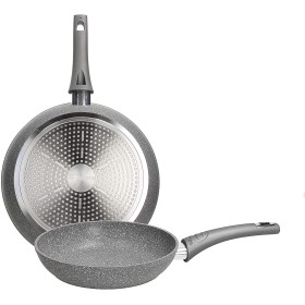 TOGNANA SET 2 PADELLE ALLUMINIO PURE ROQ PURE ROQ GRGIO OPACO CM 24 E 28 TOGNANA SET 2 PADELLE ALLUMINIO PURE ROQ PURE ROQ GRGIO OPACO CM 24 E 28