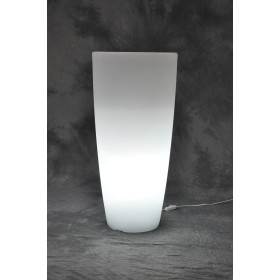 VASO HOME LIGHT TONDO cm.40x90h colore ghiaccio/bianco. VASO HOME LIGHT TONDO cm.40x90h colore ghiaccio/bianco.