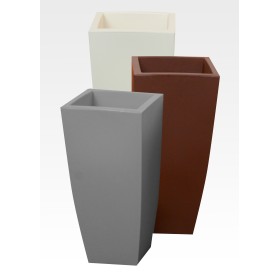 VASO HOME QUADRO cm.33x33x70h PIETRA VASO HOME QUADRO cm.33x33x70h PIETRA