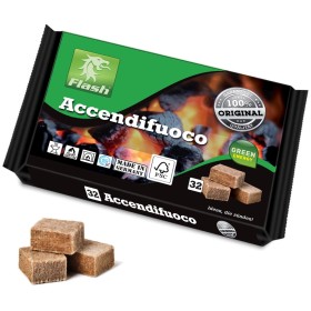 ACCENDIFUOCO ECOLOGICO FLASH 32 CUBETTI ACCENDIFUOCO ECOLOGICO FLASH 32 CUBETTI