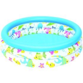 BESTWAY 51008 PISCINA OCEAN-LIFE TONDA 3 ANELLI CM.102x25h. BESTWAY 51008 PISCINA OCEAN-LIFE TONDA 3 ANELLI CM.102x25h.