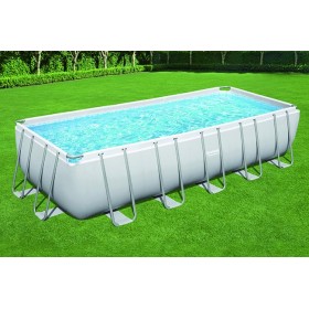 BESTWAY 5612B PISCINA CON TELAIO POWER-STEEL RETTANGOLARE COMPLETA CM. 640x274x132h. BESTWAY 5612B PISCINA CON TELAIO POWER-STEEL RETTANGOLARE COMPLETA CM. 640x274x132h.