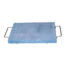 PIETRA OLLARE CON TELAIO CROMATO cm.25x35x2,5 PIETRA OLLARE CON TELAIO CROMATO cm.25x35x2,5