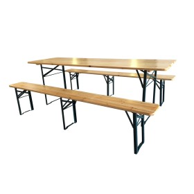 SET BIRRERIA IN LEGNO E METALLO cm.220x70x76h. SET BIRRERIA IN LEGNO E METALLO cm.220x70x76h.
