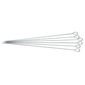 SPIEDINI PER BARBECUE cm.35, 6 PEZZI IN INOX. SPIEDINI PER BARBECUE cm.35, 6 PEZZI IN INOX.