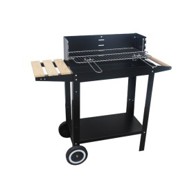 BARBECUE A CARBONE CON PIANO E RUOTE CM. 51,6x27x69/80 BARBECUE A CARBONE CON PIANO E RUOTE CM. 51,6x27x69/80