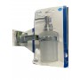 FERIDRAS PORTA DISPENSER LINEA ROCK SAPONE CROMATO E VETRO SATINATO