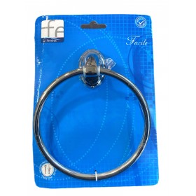 FERIDRAS PORTA SALVIETTE AD ANELLO LINEA FACILE CROMATO FERIDRAS PORTA SALVIETTE AD ANELLO LINEA FACILE CROMATO