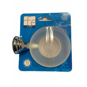 FERIDRAS PORTA SAPONE LINEA FACILE CROMATO E VETRO SATINATO FERIDRAS PORTA SAPONE LINEA FACILE CROMATO E VETRO SATINATO