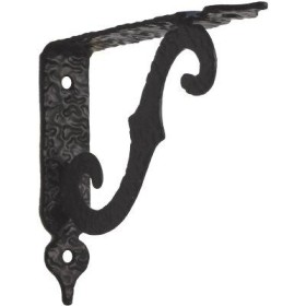 REGGIMENSOLA IN FERRO BATTUTO MM. 20x15 NERO LUCIDA