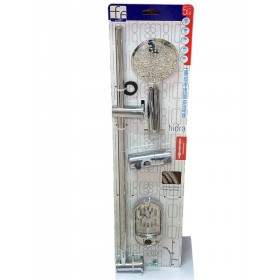 FERIDRAS SALISCENDI SOFFIONE PER DOCCIA COMPLETO LINEA HIDRA CROMATO A 5 FUNZIONI FERIDRAS SALISCENDI SOFFIONE PER DOCCIA COMPLETO LINEA HIDRA CROMATO A 5 FUNZIONI