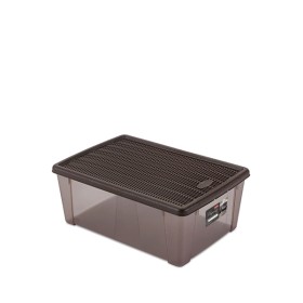 SCATOLA ELEGANCE BOX MULTIUSO L MOKA/MOKA TRASP SCATOLA ELEGANCE BOX MULTIUSO L MOKA/MOKA TRASP