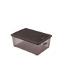 SCATOLA ELEGANCE BOX MULTIUSO L MOKA/MOKA TRASP