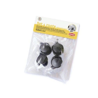 SET 4PZ RUOTE ROTANTI 360 GR GULLIVER