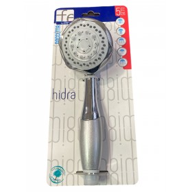 FERIDRAS SOFFIONE DOCCIA LINEA HIDRA IN ABS CROMATO A 5 FUNZIONI FERIDRAS SOFFIONE DOCCIA LINEA HIDRA IN ABS CROMATO A 5 FUNZIONI