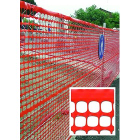 RETE PER CANTIERI ARANCIO ROTOLO MT. 50 150G/MQ CM. 180h. RETE PER CANTIERI ARANCIO ROTOLO MT. 50 150G/MQ CM. 180h.