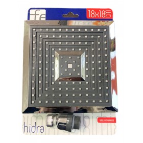 SOFFIONE DOCCIA QUADRATO 18 CM IN ABS CROMO HIDRA SOFFIONE DOCCIA QUADRATO 18 CM IN ABS CROMO HIDRA