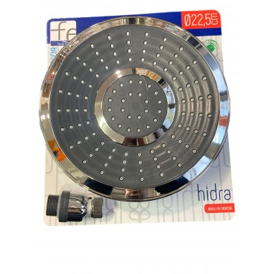 SOFFIONE DOCCIA TONDO D:22,5 CM IN ABS CROMO HIDRA