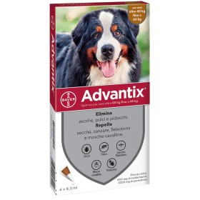 ADVANTIX TRIPLA AZIONE PER CANI OLTRE KG. 40 PZ. 6 ADVANTIX TRIPLA AZIONE PER CANI OLTRE KG. 40 PZ. 6