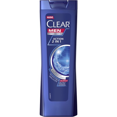 CLEAR SHAMPOO 225ML ACTION 2IN1