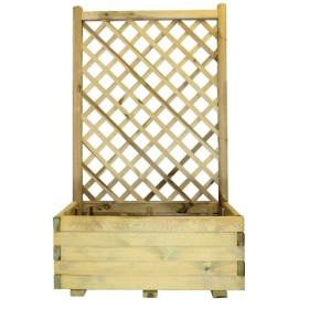 FIORIERA MARGHERITA IN LEGNO PINO MASSELLO CM. 80 H. 135 FIORIERA MARGHERITA IN LEGNO PINO MASSELLO CM. 80 H. 135