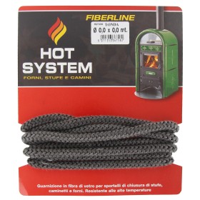 GUARNIZIONE PER STUFA IN FIBRA DI VETRO MM. 10x2,5 MT. GUARNIZIONE PER STUFA IN FIBRA DI VETRO MM. 10x2,5 MT.