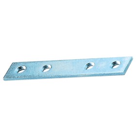 LASTRINE A 4 FORI DIRITTA IN ACCIAIO ZINCATE CM. 18 PZ. 5 LASTRINE A 4 FORI DIRITTA IN ACCIAIO ZINCATE CM. 18 PZ. 5