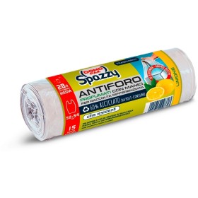 DOMOPAK SPAZZY SACCHETTI LT. 28 TRASPARENTE/LIMONE PZ. 15 DOMOPAK SPAZZY SACCHETTI LT. 28 TRASPARENTE/LIMONE PZ. 15