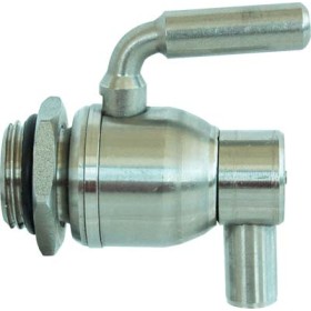 RUBINETTO INOX PER CONTENITORE 3/4 POLL. A LEVA RUBINETTO INOX PER CONTENITORE 3/4 POLL. A LEVA