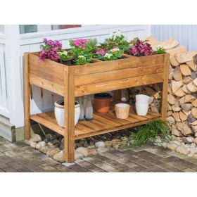 SEMENZAIO ORTO APPLE MEDIUM IN LEGNO DI PINO IMPREGNATO MARRONE cm. 120x80x88h. SEMENZAIO ORTO APPLE MEDIUM IN LEGNO DI PINO IMPREGNATO MARRONE cm. 120x80x88h.