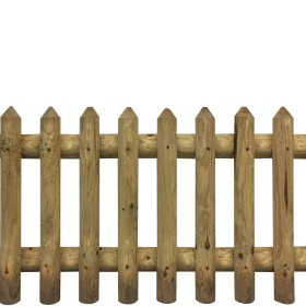 STECCATO RECINTO CON MEZZO PALO IN LEGNO CM. 200x80h. STECCATO RECINTO CON MEZZO PALO IN LEGNO CM. 200x80h.