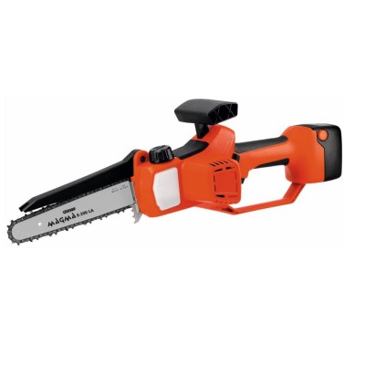 Stocker Magma E-200 LM Motosega Potatore Brushless con 2 batterie 2,5Ah 21,6V barra 8 poll.