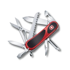 VICTORINOX MULTIUSO EVOGRIP 18 GUANCIALI ROSSE NERE CON CACCIAVITE MM. 85 VICTORINOX MULTIUSO EVOGRIP 18 GUANCIALI ROSSE NERE CON CACCIAVITE MM. 85