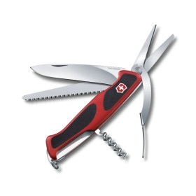 VICTORINOX WENGER RANGERGRIP 71 GUANCIALI ROSSE NERE COLTELLO MULTIUSO MM. 130 0.9713.C VICTORINOX WENGER RANGERGRIP 71 GUANCIALI ROSSE NERE COLTELLO MULTIUSO MM. 130 0.9713.C