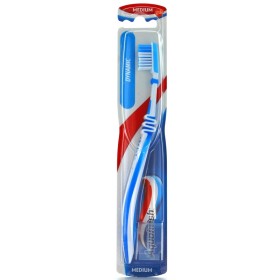 Aquafresh Dynamic La testina mobile e snodabile si adatta perfettamente alla forma dell’arcata dentale. Le setole arrotondate p Aquafresh Dynamic La testina mobile e snodabile si adatta perfettamente alla forma dell’arcata dentale. Le setole arrotondate p