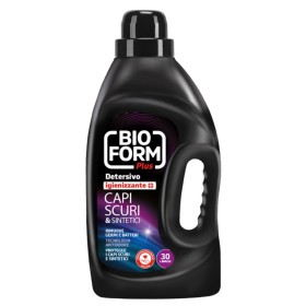 BIOFORM PLUS DETERSIVO LAVATRICE IGIENIZZANTE CAPI SCURI & SINTETICI 30 LAVAGGI BIOFORM PLUS DETERSIVO LAVATRICE IGIENIZZANTE CAPI SCURI & SINTETICI 30 LAVAGGI